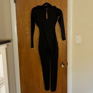 NWT Skims Black Shimmer Onesie